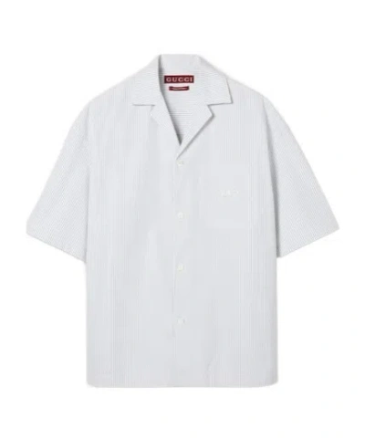 Gucci Short-sleeved Shirt In White