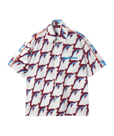 GUCCI PRINTED LIGHT COTTON SHIRT