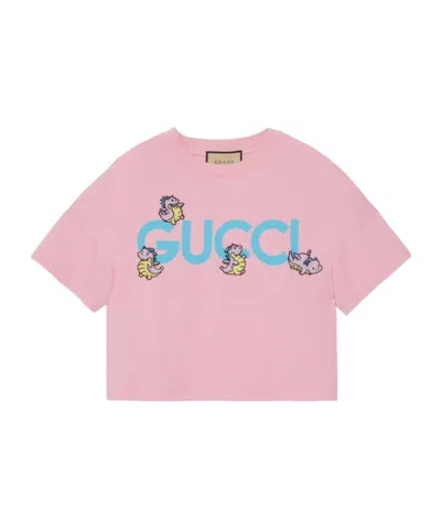 Gucci Short-sleeved T-shirt In Pink