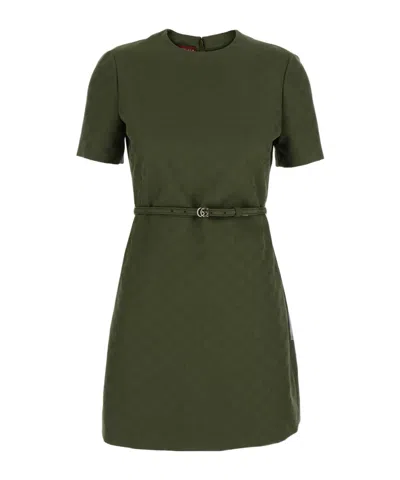 Gucci Short Sleeves Mini Dress