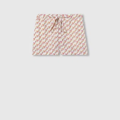 Gucci Shorts Aus Seide Mit Print