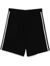 Gucci Boucle Bermuda Shorts Back Pockets In Black