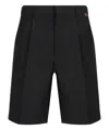 Gucci Tailored Mid-thigh Shorts With Finish In Black