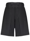 Gucci Wool Blend Shorts In Black
