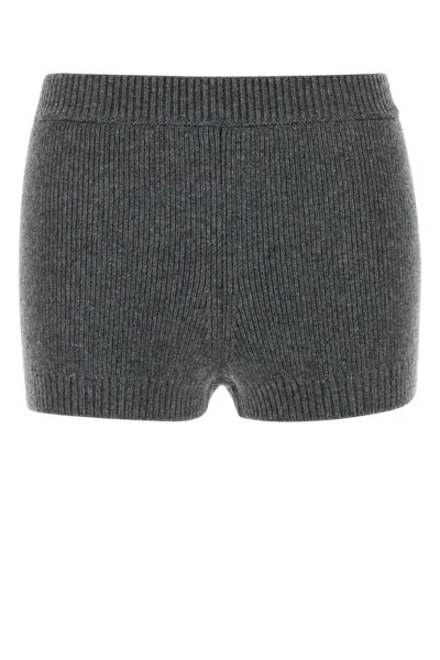 Gucci Grey Wool Shorts