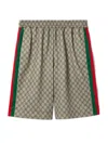 Gucci Gg Bermuda Shorts In Beige