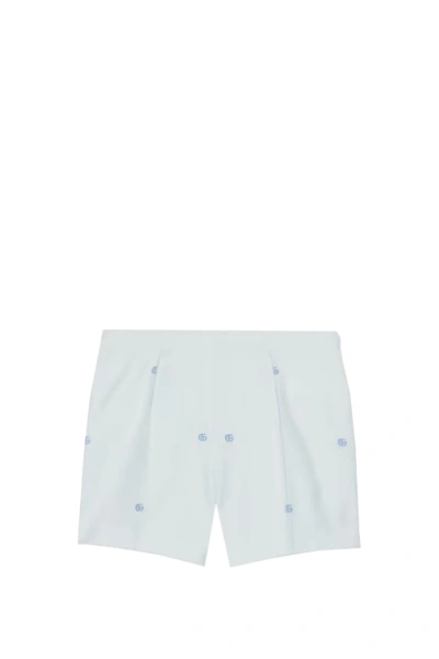 Gucci Kids' Shorts In Light Blue