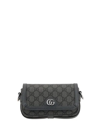 Gucci Shoulder Bag In Grey Blk/gre/gr.g