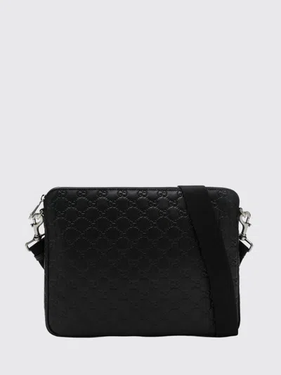 Gucci Shoulder Bag Men  In Black