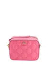 Gucci Small Quilted Crossbody Bag With Adjustable Strap In Pink