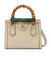 Gucci Shoulder Bag With Bamboo Handle In Nude