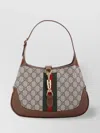 Gucci Shoulder Bag With Signature Pattern And Gold-tone Hardware In Brown