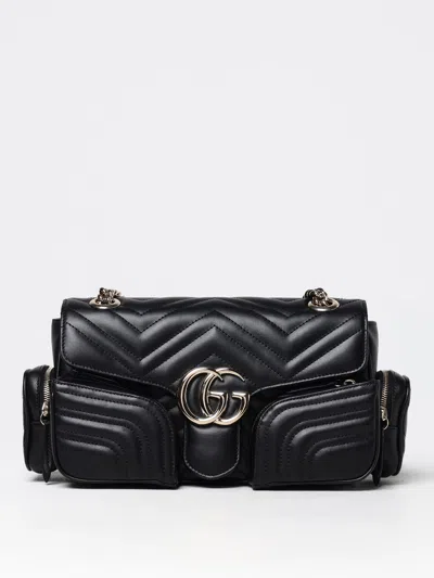 Gucci Gg Marmont Multi-pocket Bag In Black
