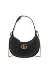 Gucci Women Gg Marmont Mini Shoulder Bag In Black