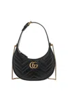 Gucci Women Gg Marmont Mini Shoulder Bag In Black