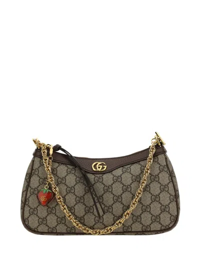 Gucci With Shoulder Strap Bags In B.ebony/n.acer/vrv