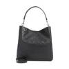 Gucci Black Leather Bucket Satchels In Black