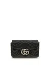 Gucci Women Gg Marmont Mini Shoulder Bag In Black