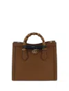 Gucci Diana Bamboo Handle Shopping Bag In Brown