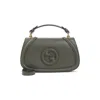 Gucci Medium Tote Bag With Gg Cross Detail In Green