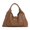 Gucci Softbit Shoulder Bag Women In Brown
