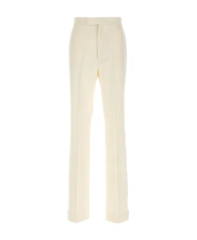 GUCCI GUCCI HIGH WAIST STRAIGHT LEG PANTS