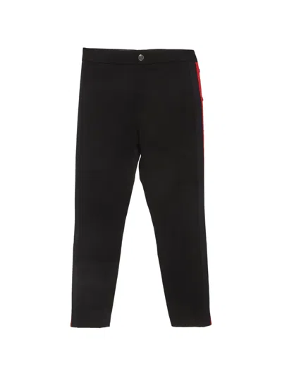Pre-owned Gucci Side-stripe Straight-leg Trousers In Black