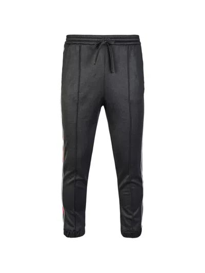 Pre-owned Gucci Side-stripe Track Pants In Gray