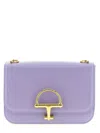 Gucci Small Leather Siena Shoulder Bag In Purple