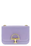 Gucci Small Leather Siena Shoulder Bag In Purple