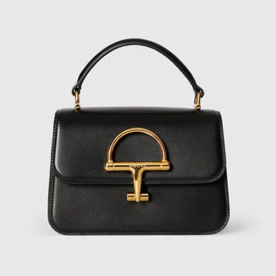 Gucci Siena Small Top Handle Bag In Black