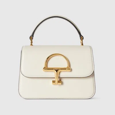 Gucci Siena Small Top Handle Bag In White