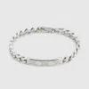 Gucci Signature Bracelet With Gg Tag In Undefined