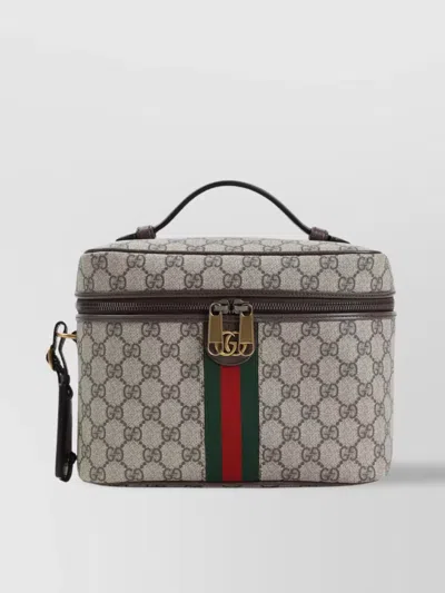 GUCCI SIGNATURE GG LOGO TOILETRY CASE