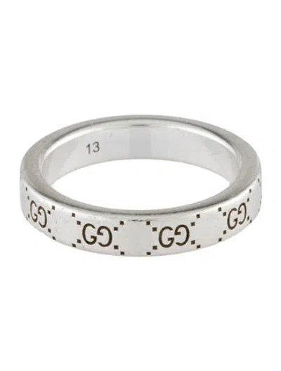Pre-owned Gucci Signature Gg Ring In Multi