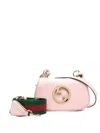 Gucci Signature Interlocking G Crossbody Bag In Pink