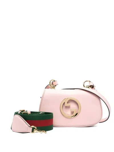 Gucci Signature Interlocking G Crossbody Bag In Pink