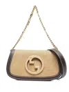 Gucci Signature Interlocking G Shoulder Bag In Neutral