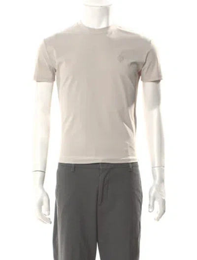 Pre-owned Gucci Signature Logo Crew Neck T-shirt W/ Tags In Neutral