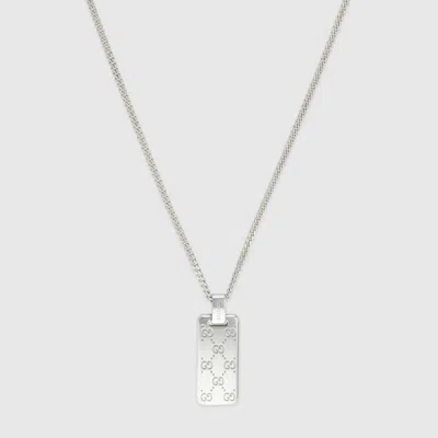 Gucci Signature Necklace With Gg Tag In Undefined