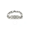GUCCI GUCCI SIGNATURE SILVER BRACELET WITH BEE MOTIF