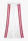Gucci Polyester Blend Wide Leg Trousers In White