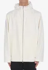 Gucci Cotton Web Hooded Drawstring Jacket In White