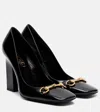 Gucci Signora Pumps Block Heel Gold Tone Hardware In Multi