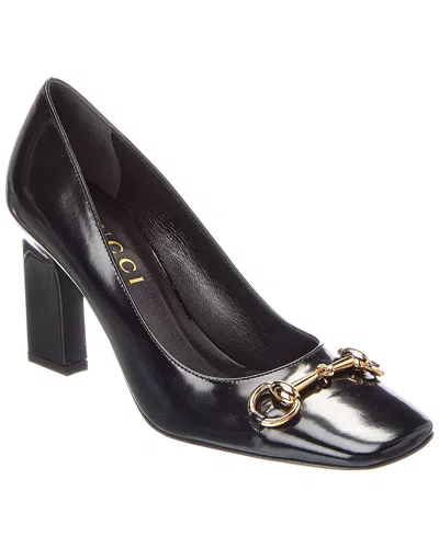 Gucci Signora Leather Pump In Black