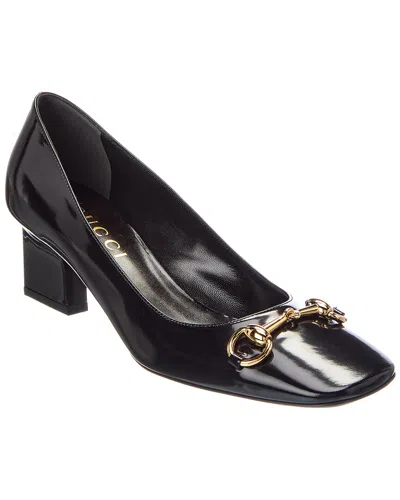 Gucci Signora Leather Pump In Black