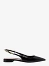 Gucci Signoria Pointed Ballet Flats In Patent Leather In Black