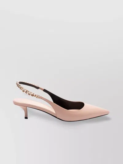 Gucci Signoria Chain Detail Pumps In Pink