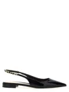 Gucci Signoria Patent Slingback Flat In Multi