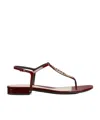 Gucci Signoria Flip-flops Flat Sandals In Brown